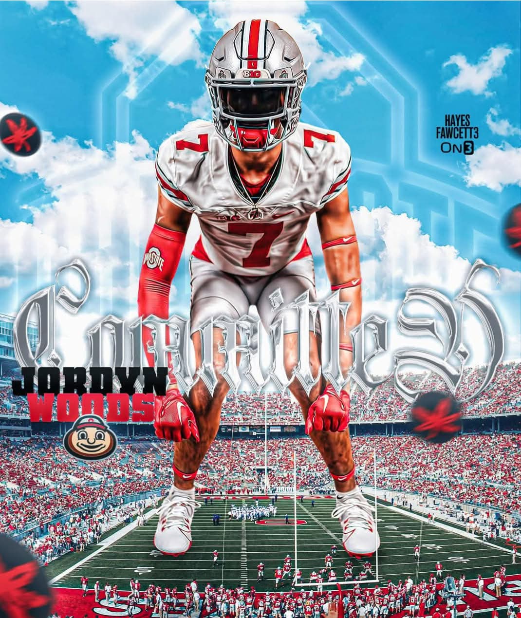 BREAKING: Class of 2025 CB Jordyn Woods has Flipped his Commitment from Cincinnati to Ohio State Buckeyes.