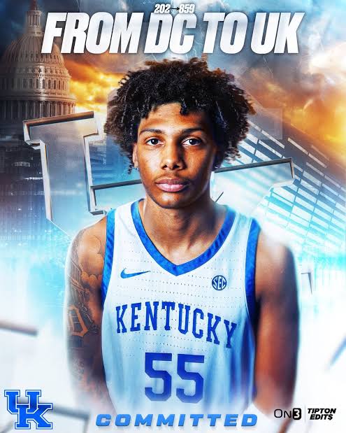 BREAKING: Acaden Lewis finally commits to Kentucky Basketball under Mark Pope.