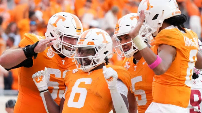 Vols Running Back Dylan Sampson Leads Strong Tennessee Presence on 2024 All-SEC Coaches List.