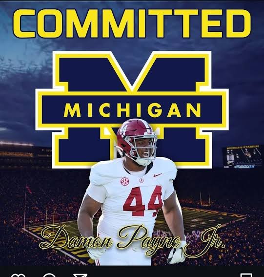 BREAKING NEWS: Damon Payne flips Commitment to Michigan Wolverine.